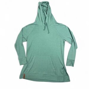 Ampersand Avenue Green Oversized Long Sleeve Hoodie